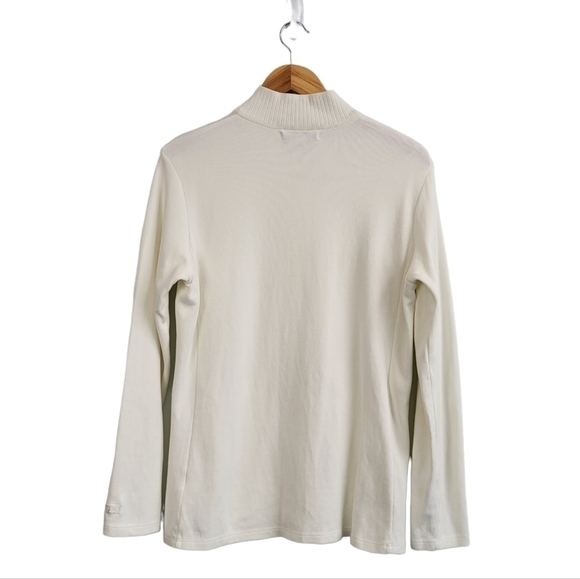 Cutter & Buck Ladies Journey Supima Flatback Full Zip Knit Jacket Medium - Picture 6 of 12